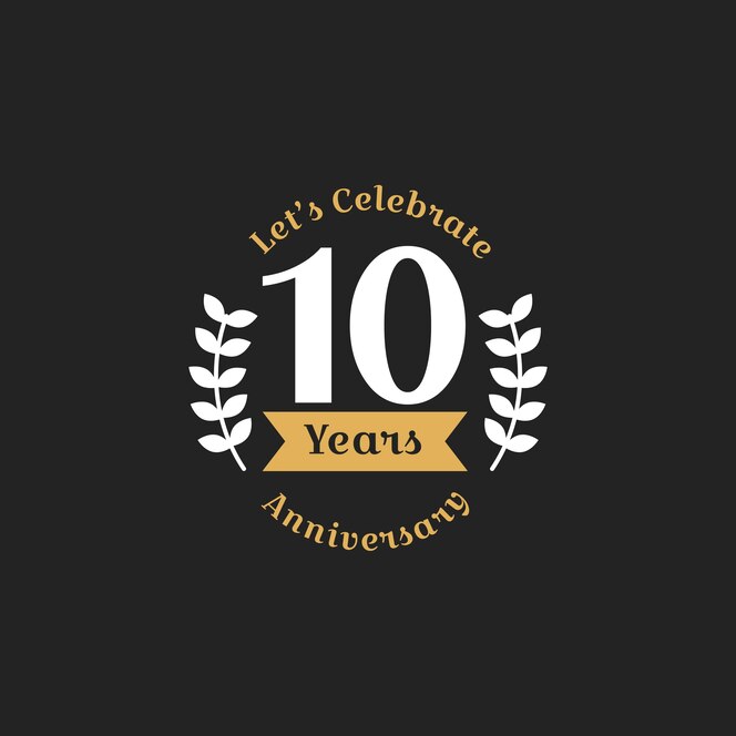 10周年記念スタンプバナーのイラスト 無料のベクター 10周年記念スタンプバナーのイラスト 無料のベクター