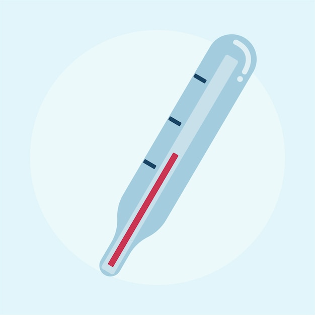 Бесплатное векторное изображение Иллюстрация термометра