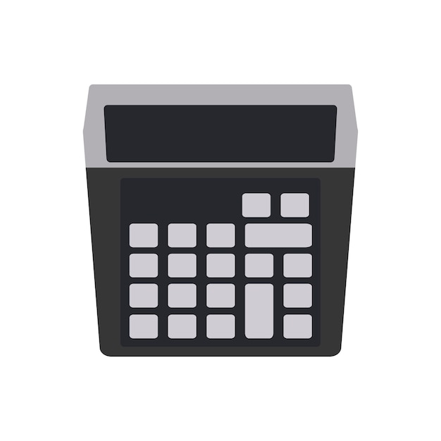 Бесплатное векторное изображение Иллюстрация калькулятор машины
