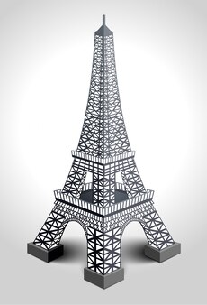 フランスとパリの旅行と旅のネオンの光の背景 プレミアムベクター フランスとパリの旅行と旅のネオンの光の背景 プレミアムベクター