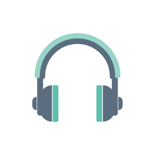 明るいヘッドフォンの音楽の壁紙 無料のベクター