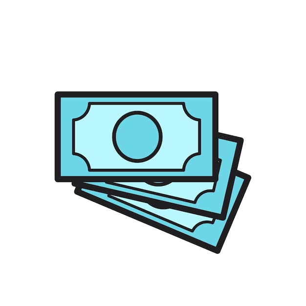 Бесплатное векторное изображение Иллюстрация денежных средств