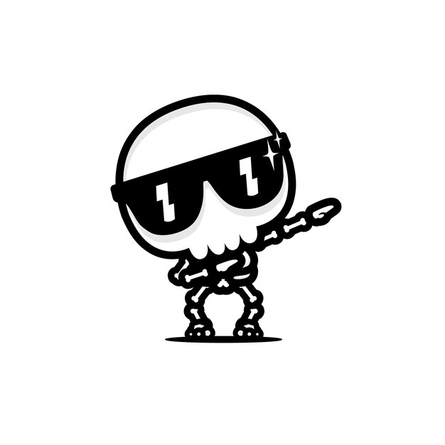 ポーズを軽くたたくポーズのイラスト プレミアムベクター