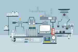 無料ベクター ロボットベクトルグラフィックのイラスト