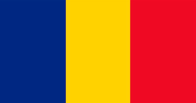 Бесплатное векторное изображение Иллюстрация флага румынии