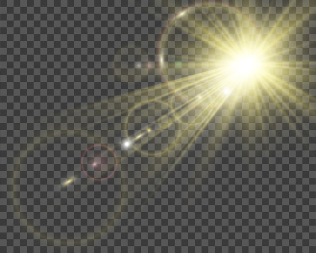 透明な背景の美しい画像のための星の光のイラスト まぶしさと美しい輝き プレミアムベクター 透明な背景の美しい画像のための星の光のイラスト まぶしさと美しい輝き プレミアムベクター