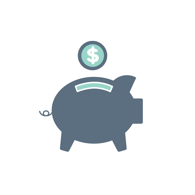 Free vector illustration of piggt bank