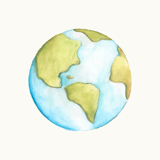 Vector Templates: Illustration of the Planet Earth – Free Download