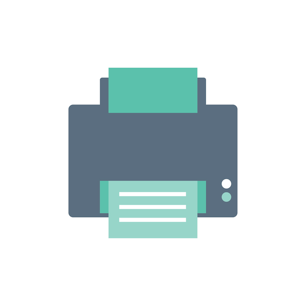 Free vector illustration of printer