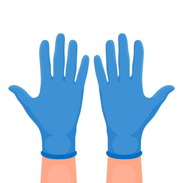 Illustration of protective gloves