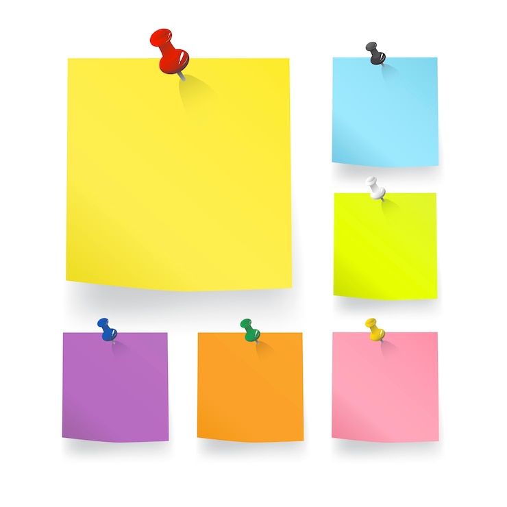 Free Vector illustration of reminder note