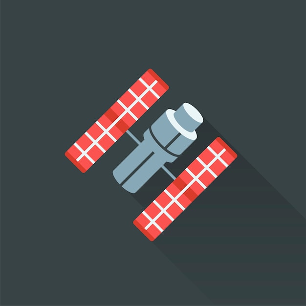 Free vector illustration of satellite