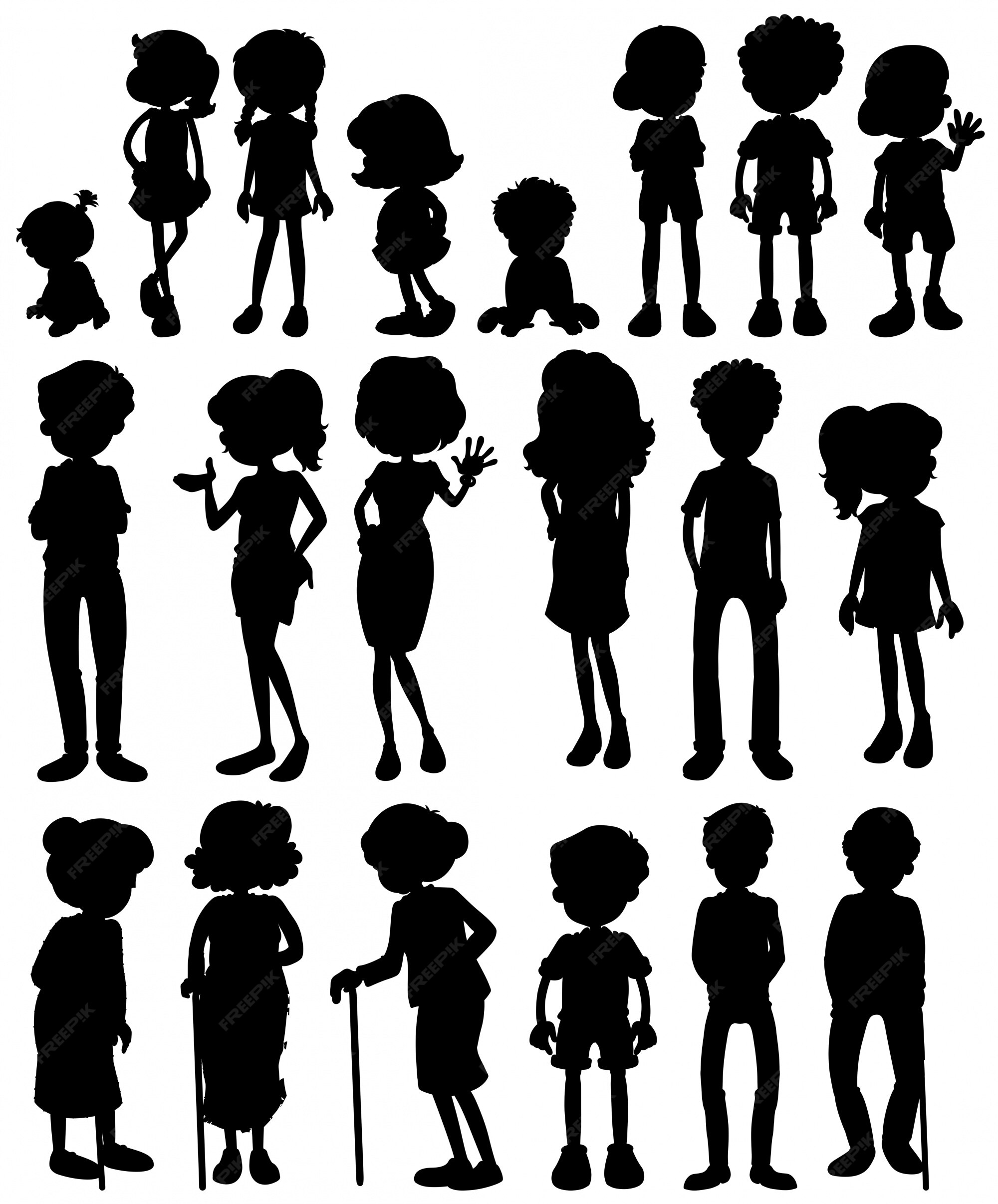 Children Silhouette Images - Free Download on Freepik Children Silhouette Images - Free Download on Freepik