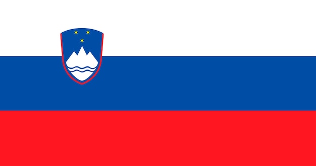 Illustration of Slovenia flag