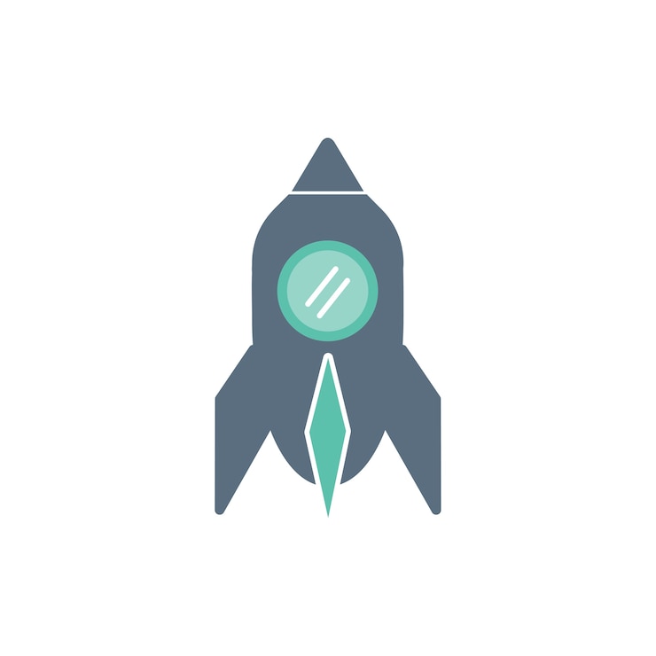 Free Vector illustration of space ship
