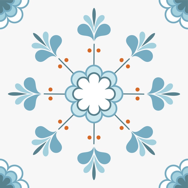 Illustration of tiles textured pattern