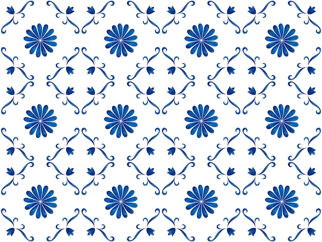 Free vector illustration of tiles textured pattern