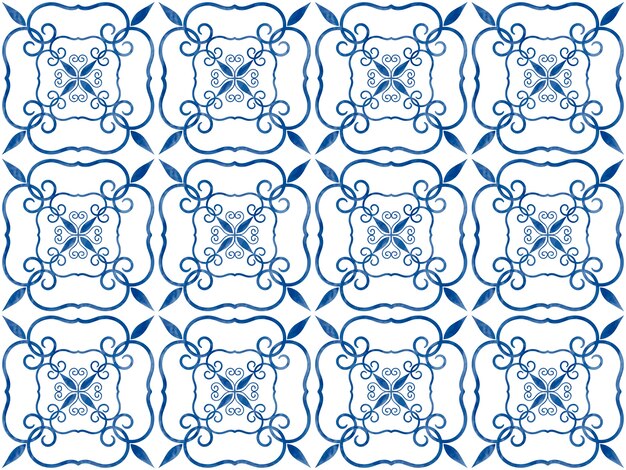 Illustration of tiles textured pattern