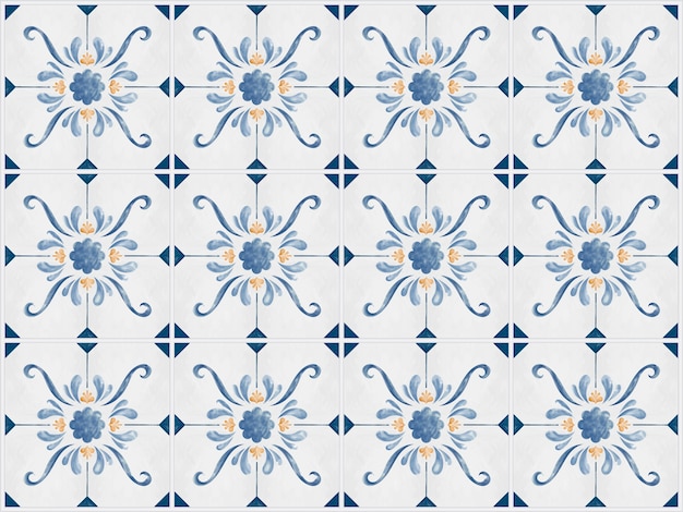 Free vector illustration of tiles textured pattern