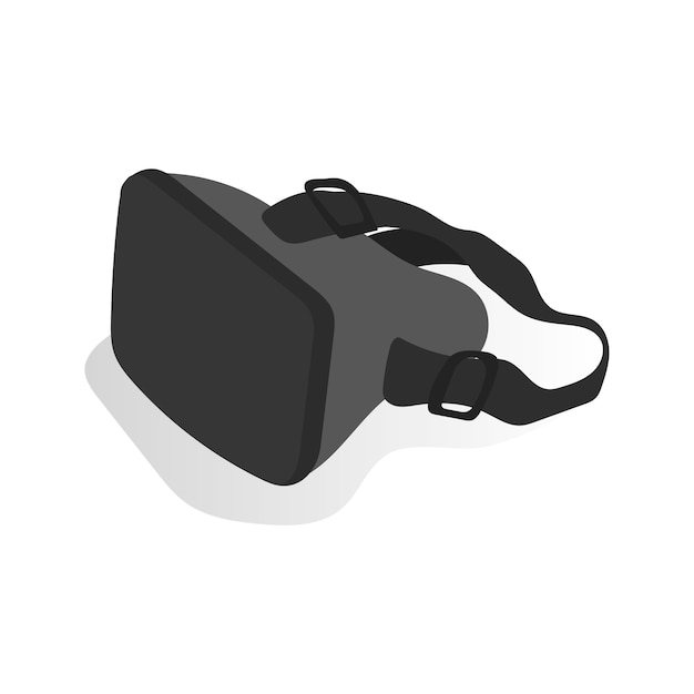 Illustration of virtual reality equipment