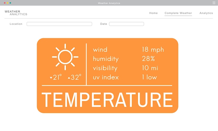 Free Vector illustration of weather forecast