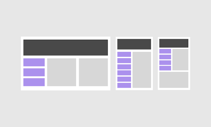 Free Vector illustration of web design template