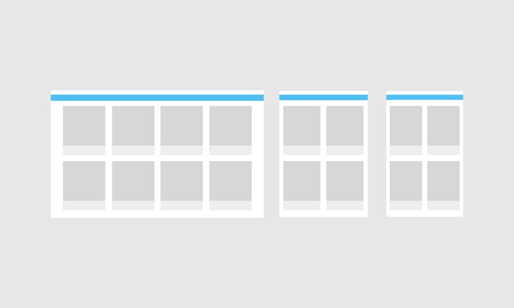 Free Vector illustration of web design template