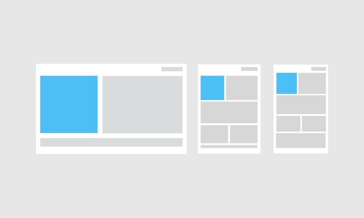 Free Vector illustration of web design template