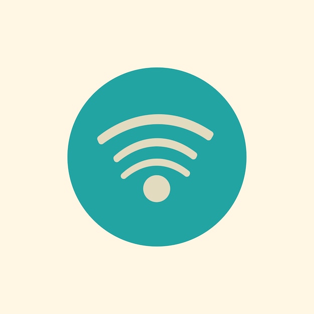 Illustration of wi-fi signal vector