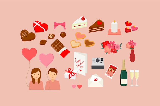 Illustrazioni di san valentino