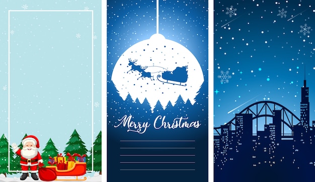 Illustrations with christmas theme