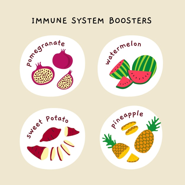 Vettore gratuito ripetitori del sistema immunitario