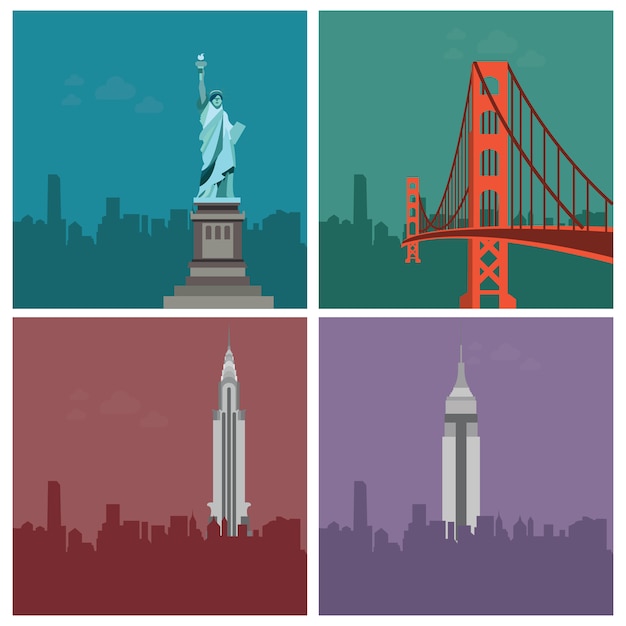 Important buildings of america