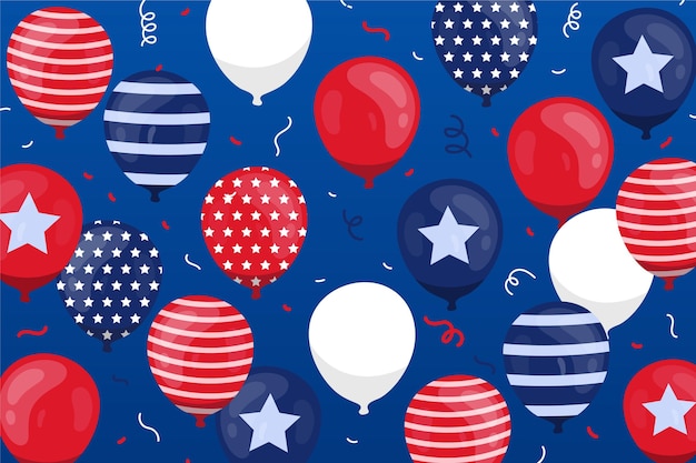 Free vector independence day background style