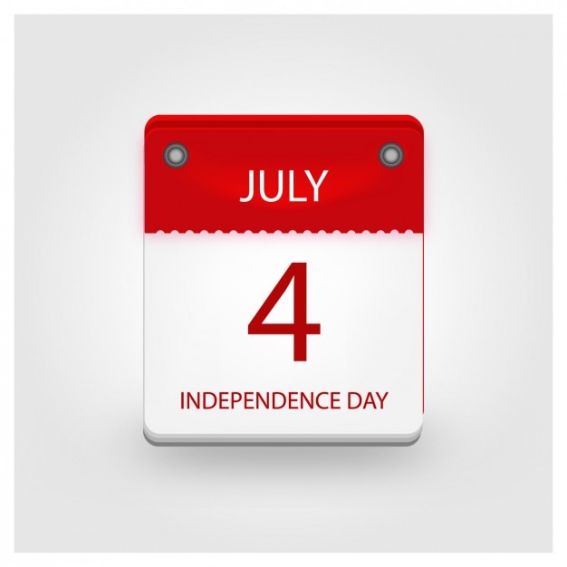 Independence day calendar