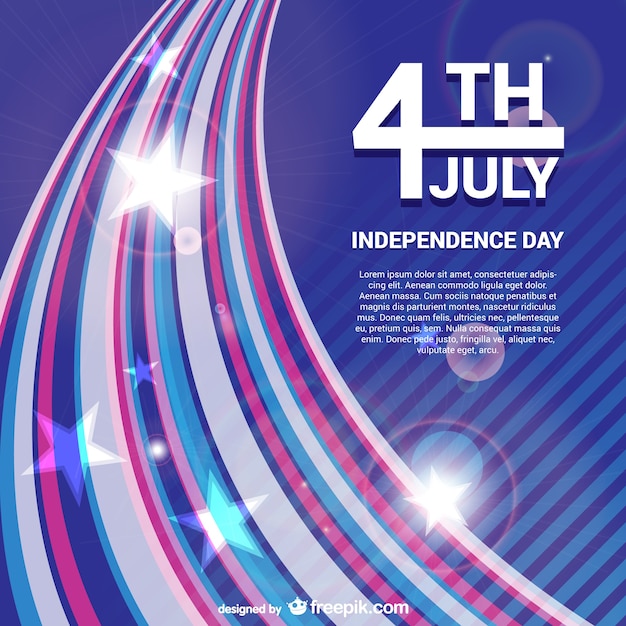 Independence day sparkling background