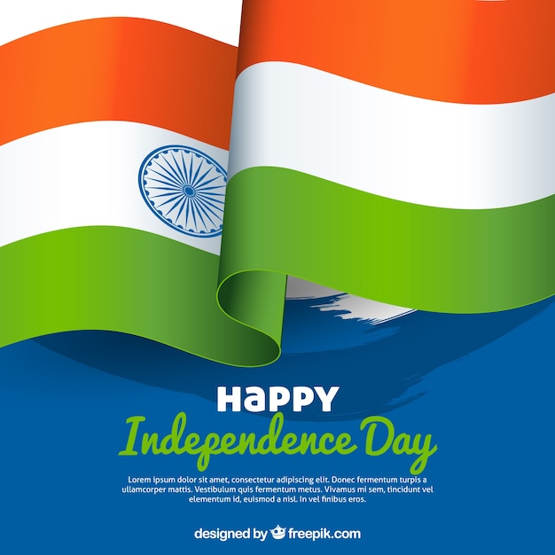 India flag background for independence day