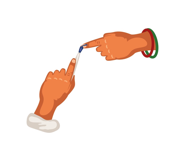 Free Vector india general election political