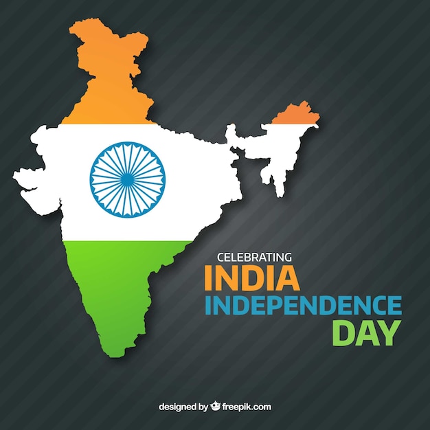 Free vector india independence day background