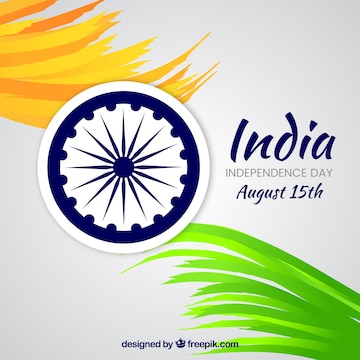 Free Vector | India independence day composition with flat design