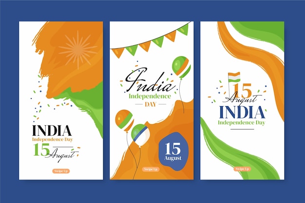 India independence day instagram stories collection