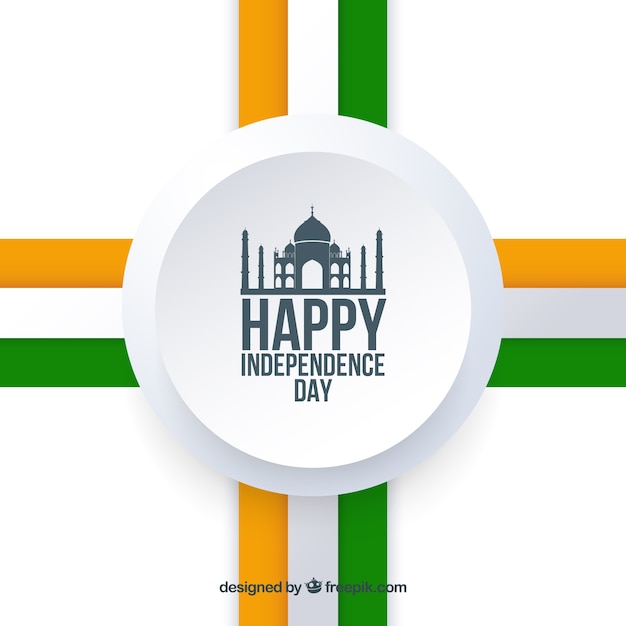 우아한 스타일의 인도 독립 기념일