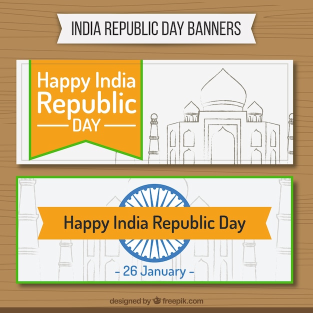 India republic day banners