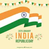 Free vector india republic day