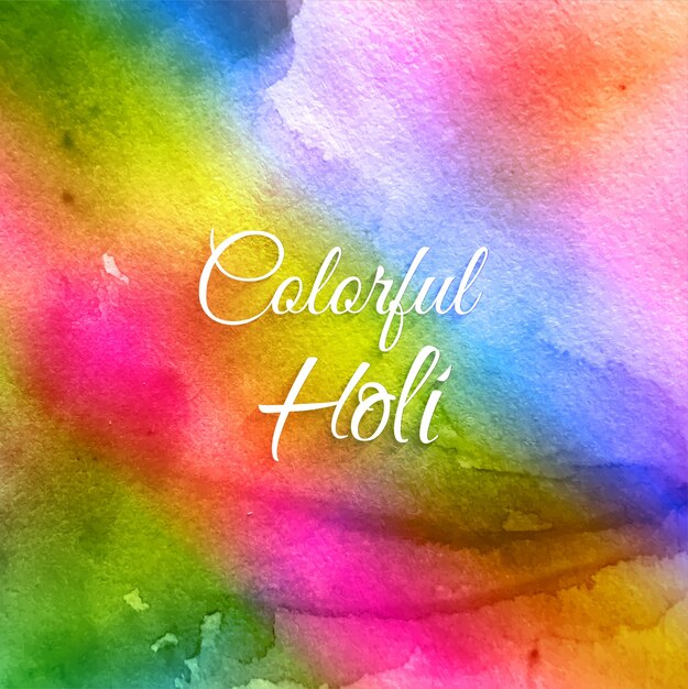 Индийский фестиваль Happy Holi Празднование фон