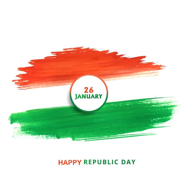 Indian flag concept background for republic day design