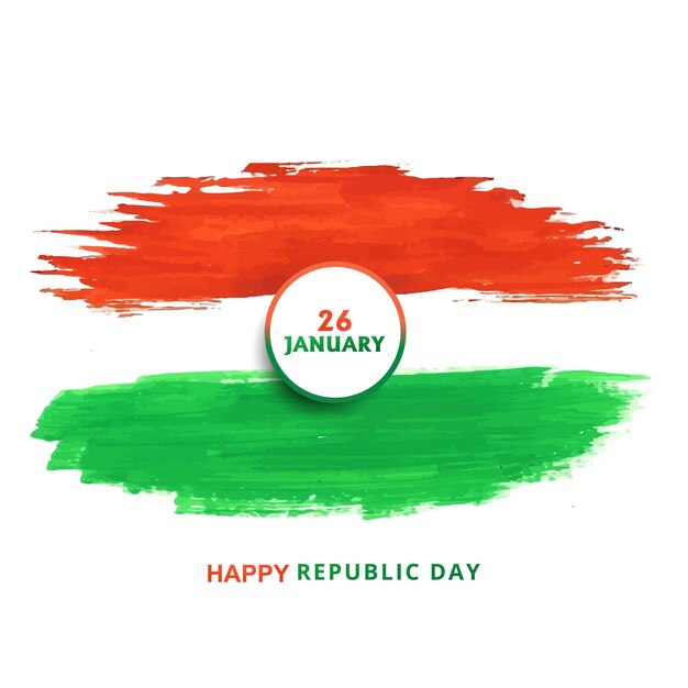 Indian flag concept background for republic day design