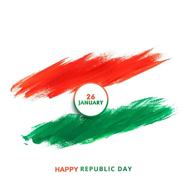 共和国記念日のデザインのインドの旗の概念の背景