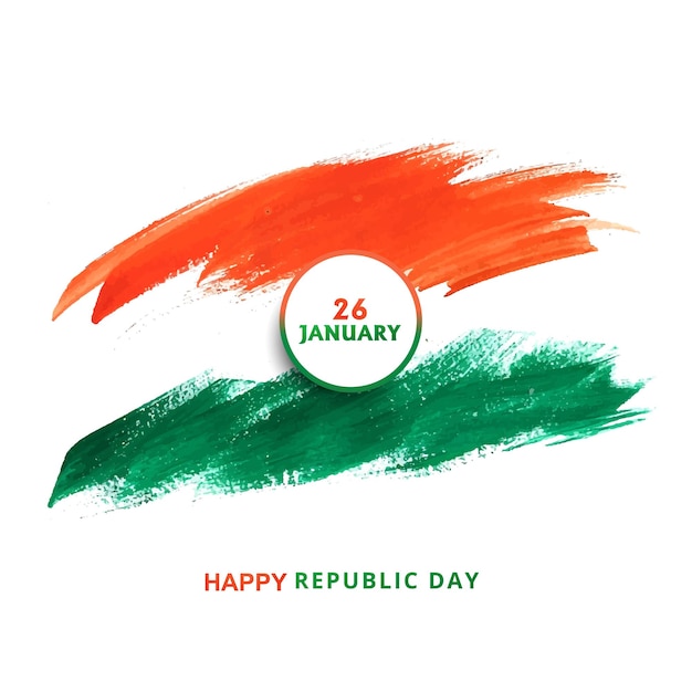 Indian flag concept background for republic day design