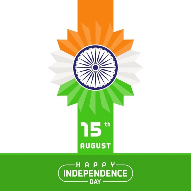 Indian flag independence background